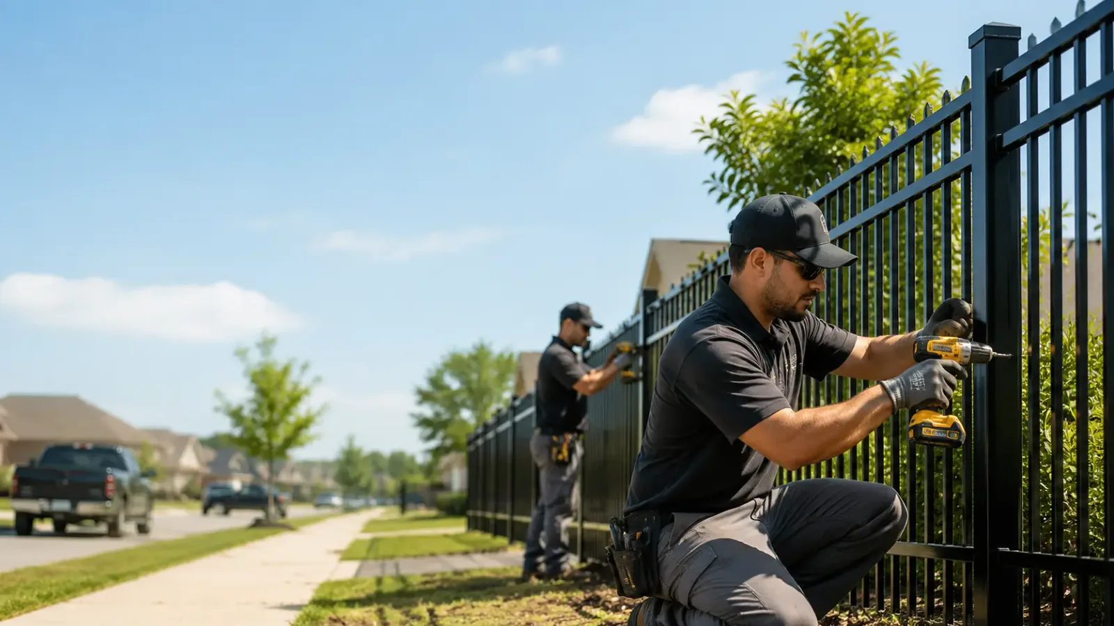 Metal Fence Installation in Milton, MA